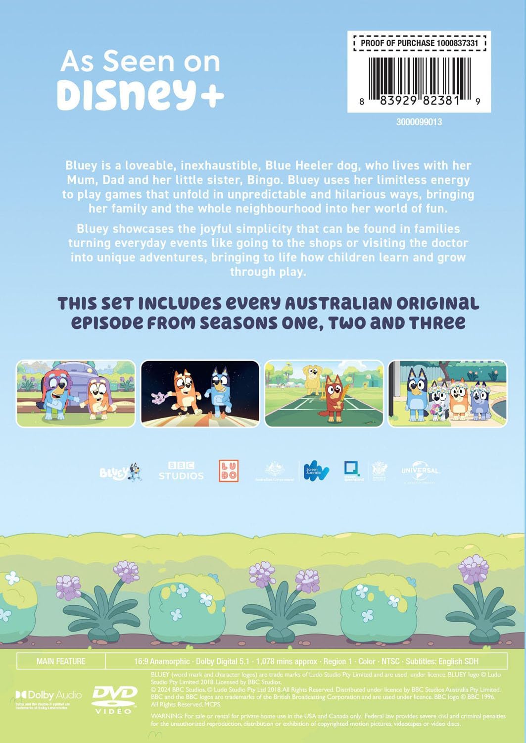 Bluey: Seasons 1-3 (DVD