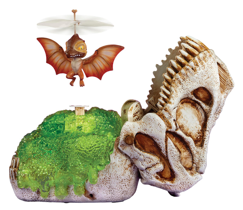 MGA Entertainment Gross-a-Saurus GrossMos Flying Dino Rot - Interaktives Dinosaurier-Spielzeug für Jungen und Mädchen, für Sammler und Kinder ab 6 Jahren