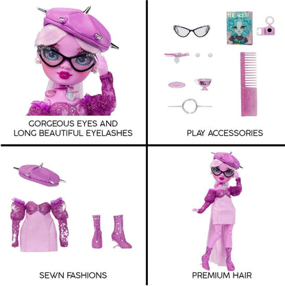 Rainbow High - Shadow High F23 Fashion Doll -  Lavender Lynne