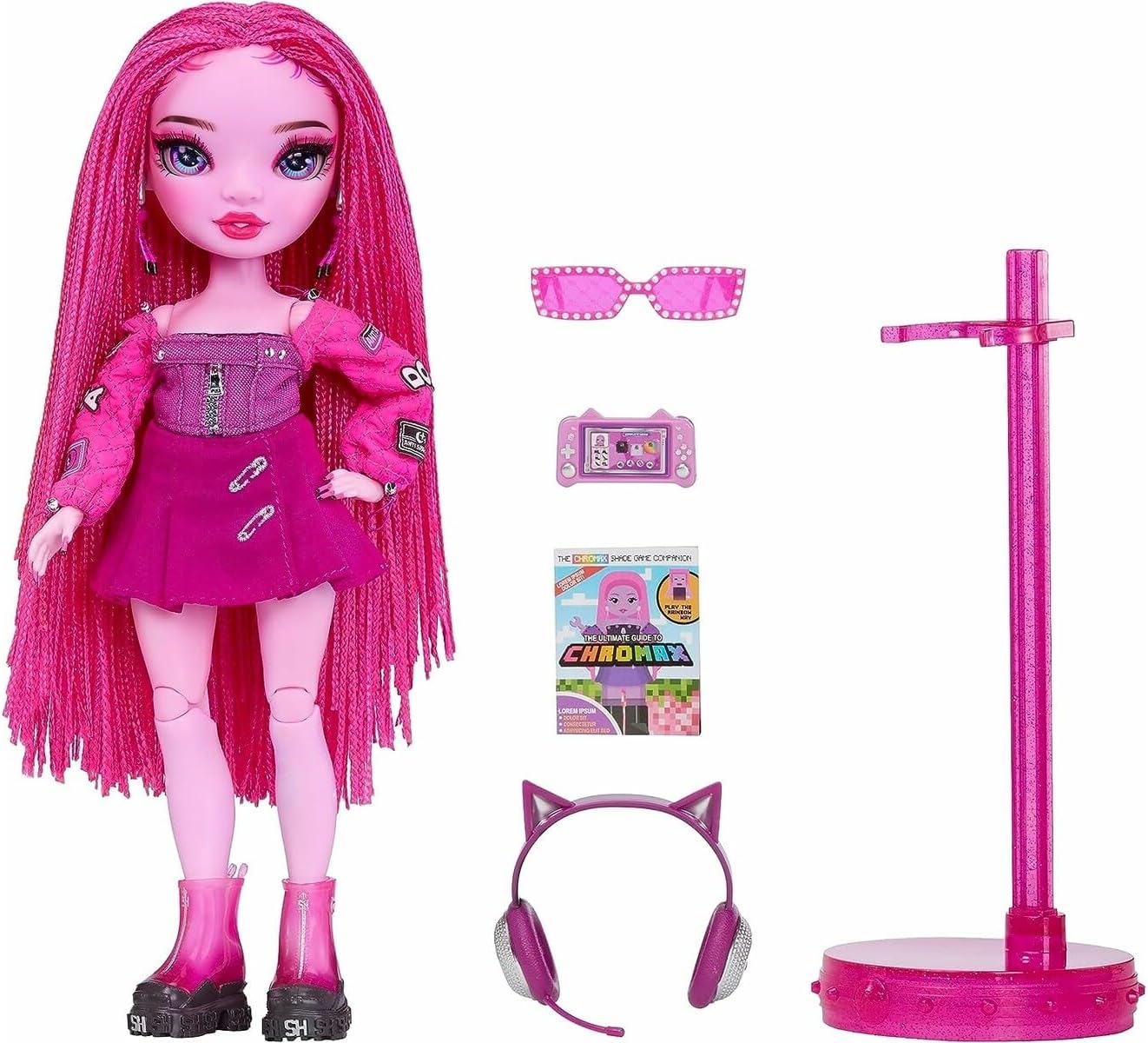 Rainbow High Shadow High Series 3 - Pinkie - Pink Fashion Doll - Fashionable Outfit & 10+ Colourful Play Accessories - Great for Kids 4-12 Years Old & Collectors