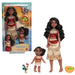 Mattel Disney Vaiana 2 Spielzeuge, Schwesternset mit 2 Modepuppen im bekannten Look, Haustier Heihei, Kokosnuss- und Korbzubehörteile, inspiriert vom Film, JBT66