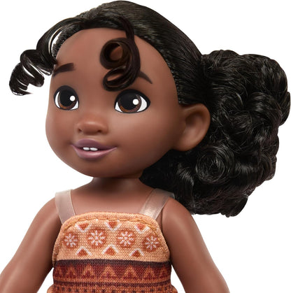 Mattel Disney Vaiana 2 Spielzeuge, Schwesternset mit 2 Modepuppen im bekannten Look, Haustier Heihei, Kokosnuss- und Korbzubehörteile, inspiriert vom Film, JBT66