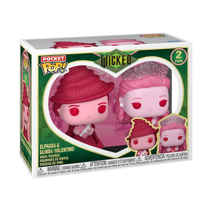 Funko Pocket POP! Valentines 2 Packung - Wicked - WKD - Keychain - Neuartiger Schlüsselanhänger - Vinyl-Minifigur Zum Sammeln - Strumpffüller - Geschenkidee - Offizielle Handelswaren - Movies Fans