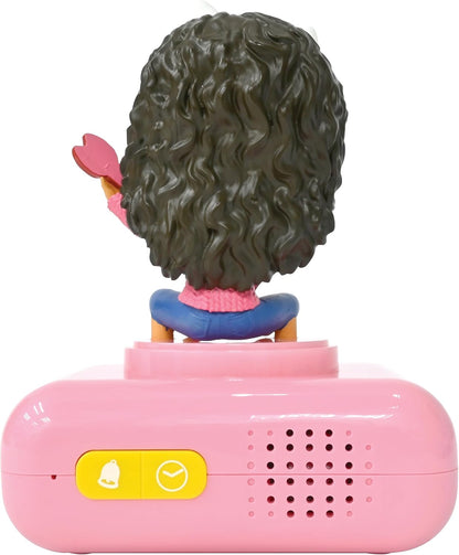LEXIBOOK, Gabby’s Dollhouse, Gabby Nightlight Alarm Clock, Sounds and Melodies, Backlit LCD Screen, Illuminated, Snooze, Pink, RL800GDH