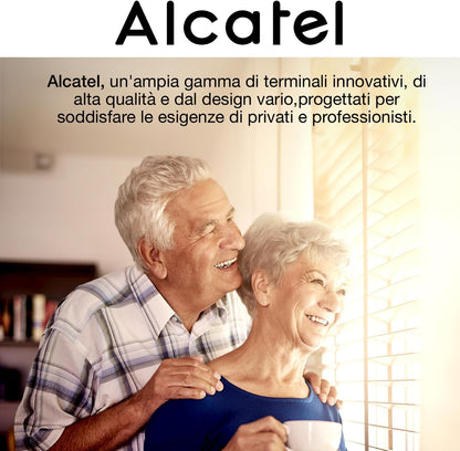 ALCATEL XL685 Duo - Telefono fisso cordless DECT Senior Formato XL - Display grafico ad alta leggibilità - Tasti grandi - Audio Boost - Vivavoce - Blocco chiamate - 2 portatili - Nero