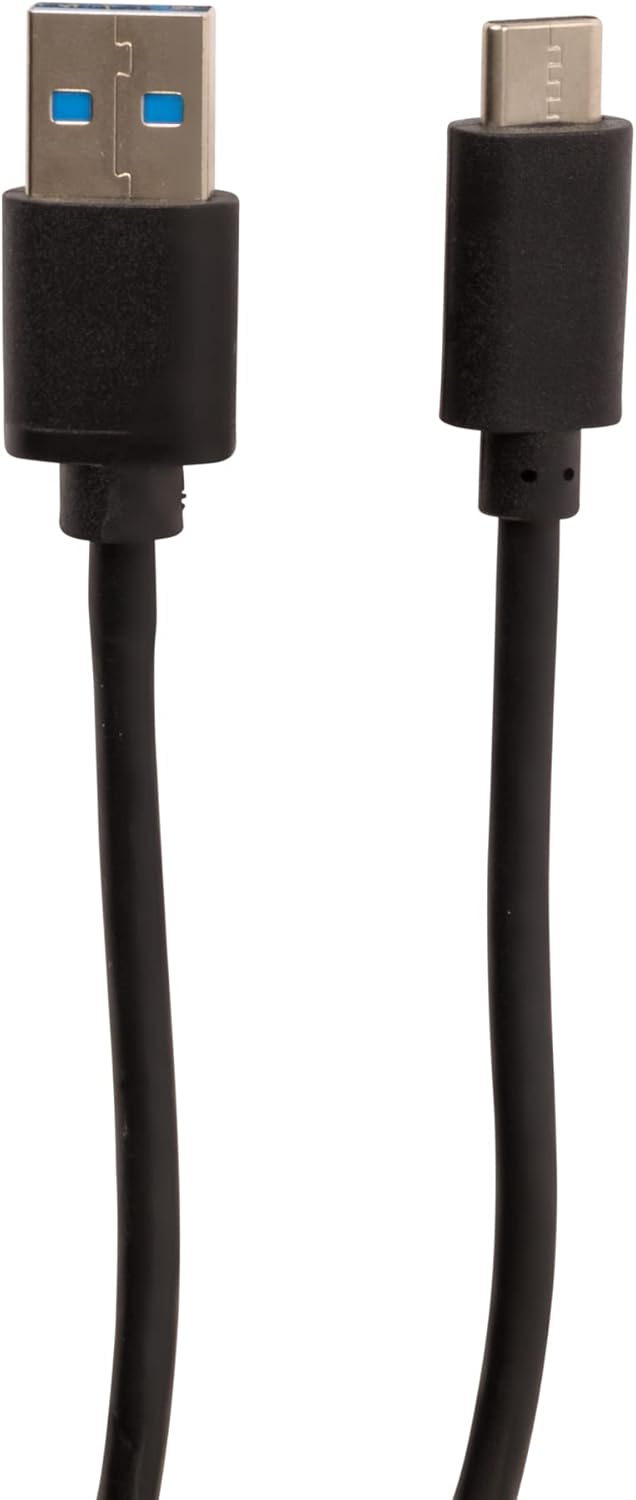 Redline USB A Stecker auf Typ C Kabel für Festplatte, Smartphone und Tablet, 2 Meter