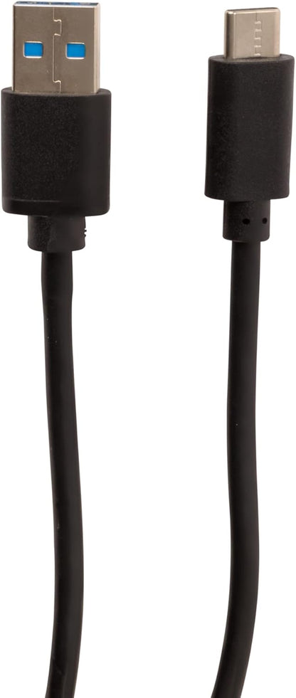 Redline USB A Stecker auf Typ C Kabel für Festplatte, Smartphone und Tablet, 2 Meter