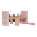Little Dutch 7346 FSC houten hamerbank - Fairy Garden roze