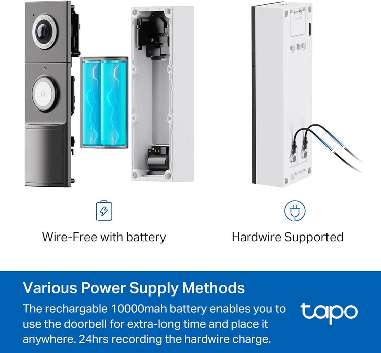 Tapo D235 V1 - Video Doorbell Camera Kit - Smart Doorbell - With Camera