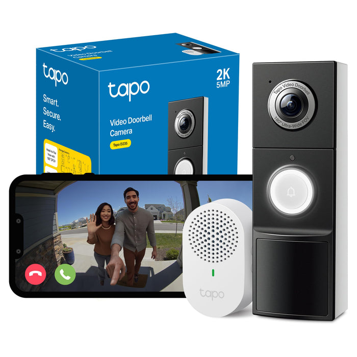 Tapo D235 V1 - Video Doorbell Camera Kit - Smart Doorbell - With Camera