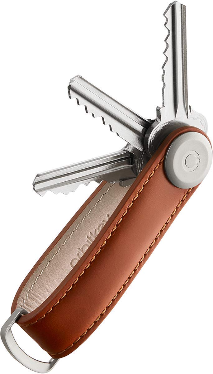 Orbitkey - Leather Key Organiser - Cognac/Tan
