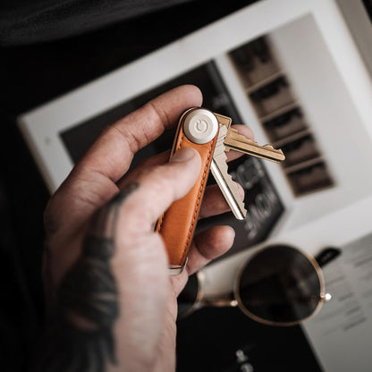 Orbitkey - Leather Key Organiser - Cognac/Tan