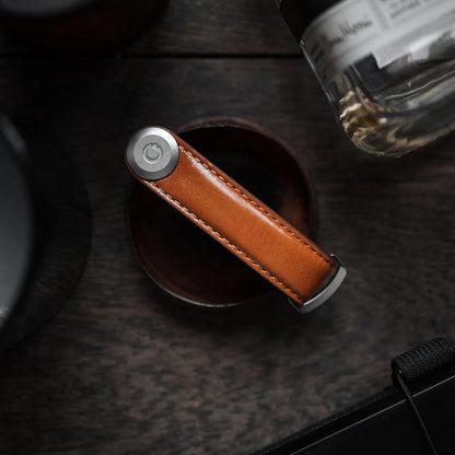 Orbitkey - Leather Key Organiser - Cognac/Tan