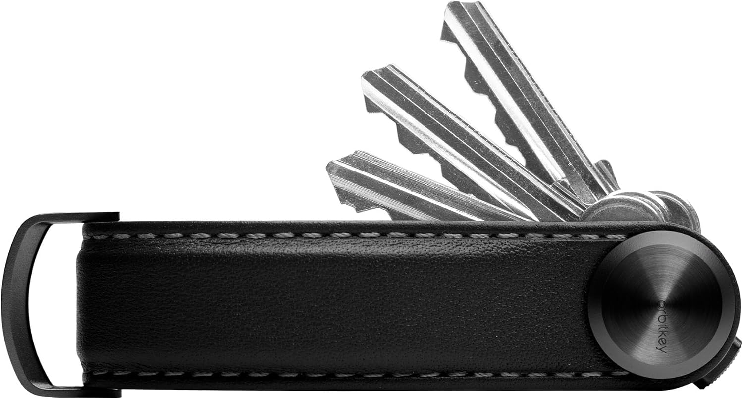 Orbitkey - Key Organiser Pro Leather - Blackout