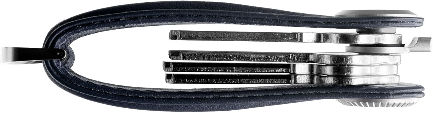 Orbitkey - Key Organiser Pro Leather - Sapphire