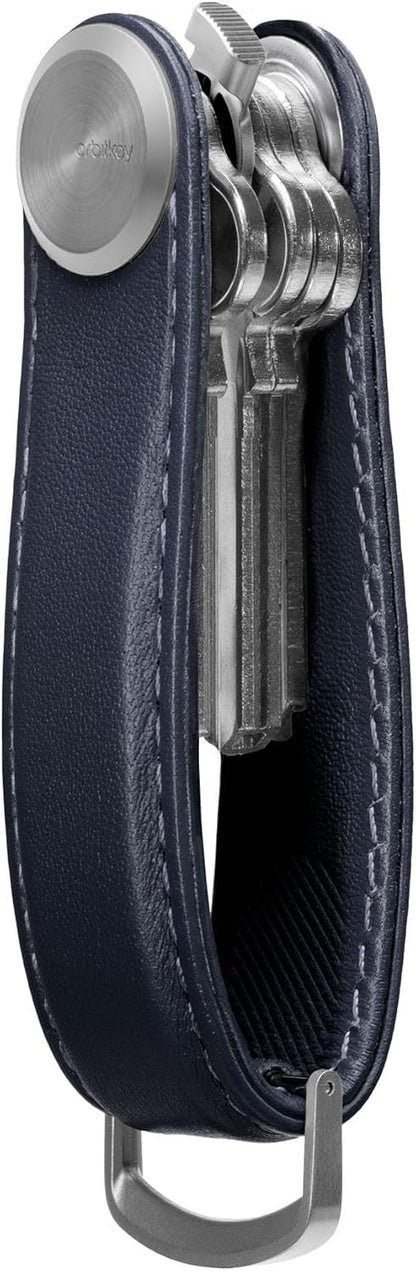 Orbitkey - Key Organiser Pro Leather - Sapphire
