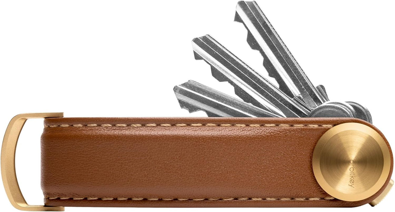 Orbitkey - Key Organiser Pro Leather - Cedar