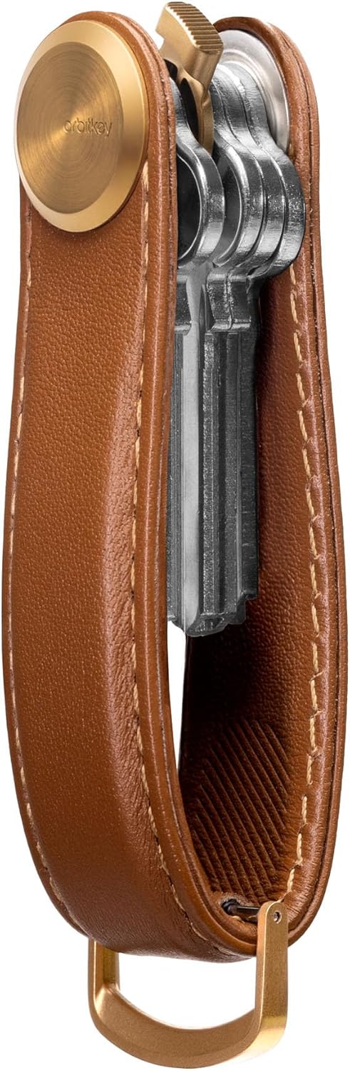 Orbitkey - Key Organiser Pro Leather - Cedar