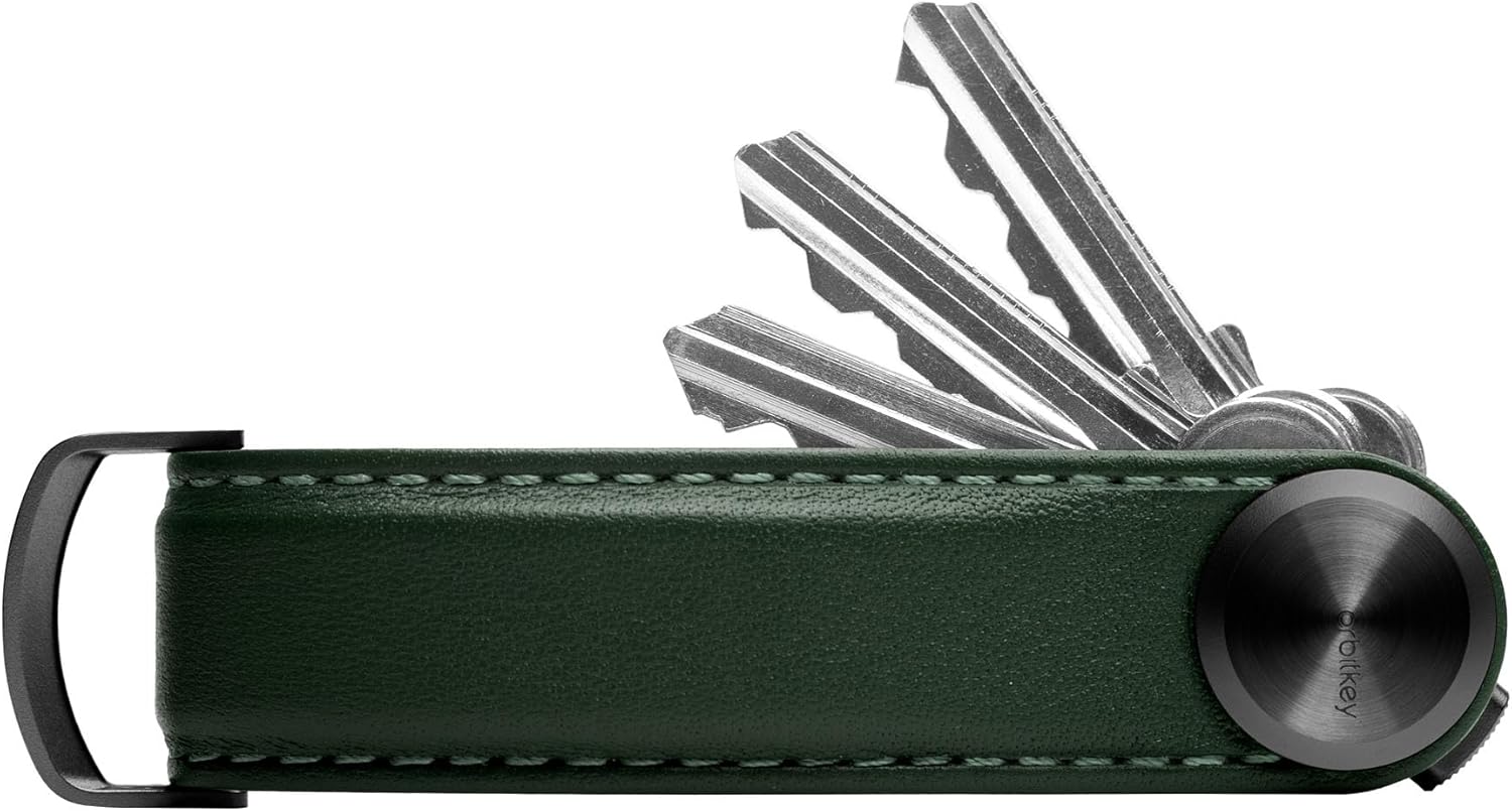 Orbitkey - Key Organiser Pro Leather - Evergreen