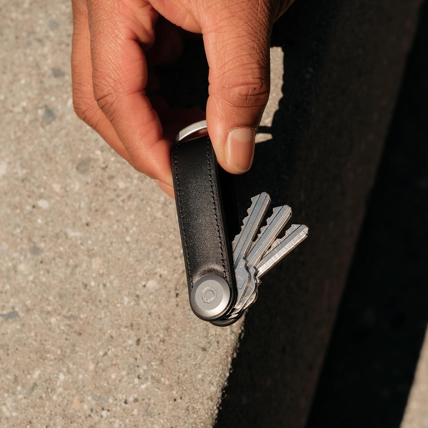 Orbitkey - Hybrid Leather Key Organiser - Black