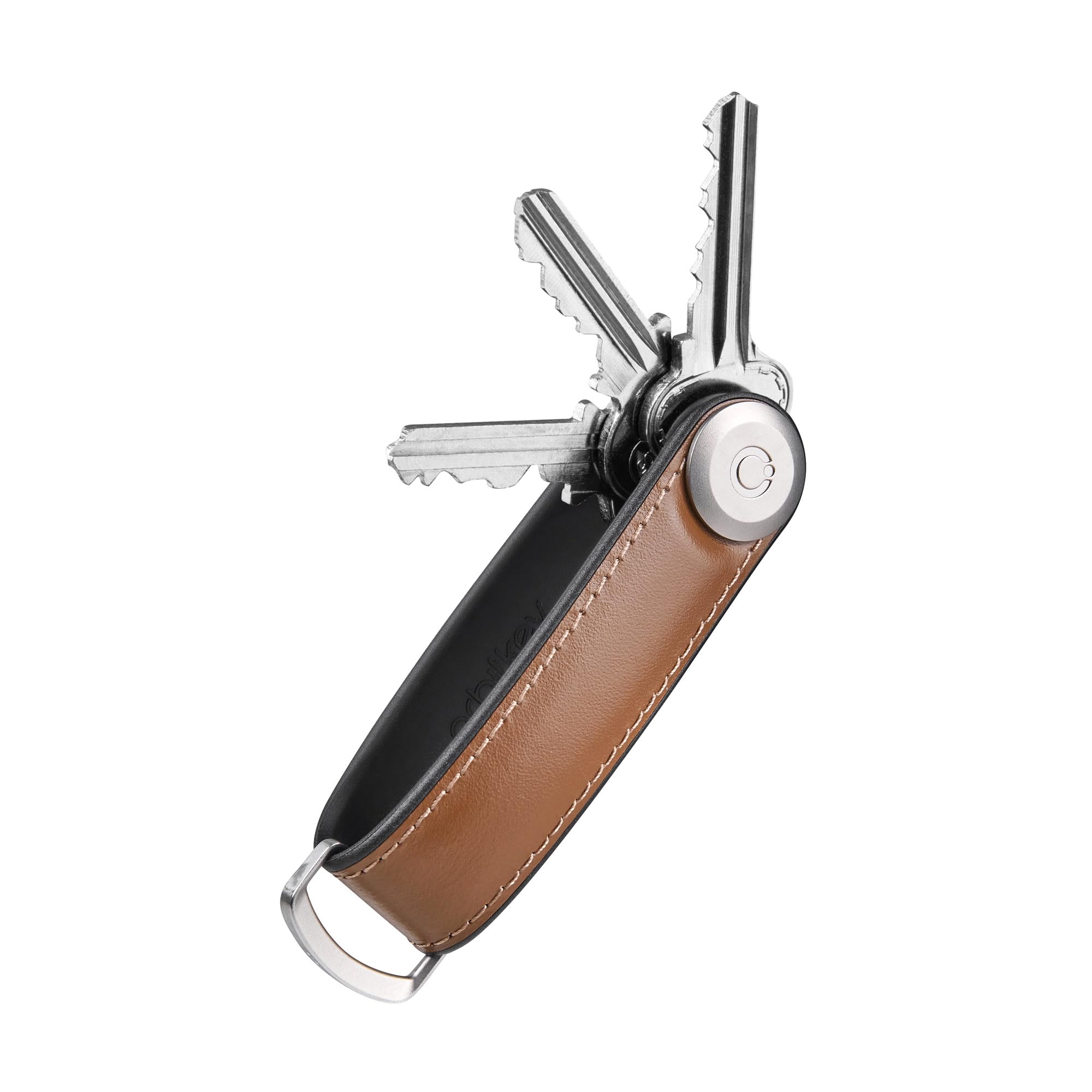 Orbitkey - Hybrid Leather Key Organiser - Acorn