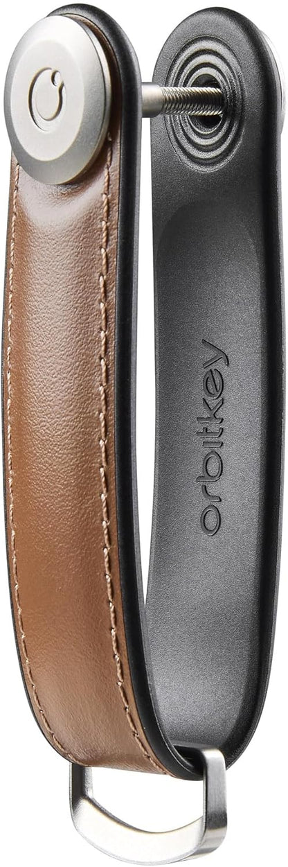 Orbitkey - Hybrid Leather Key Organiser - Acorn