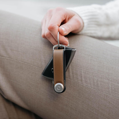 Orbitkey - Hybrid Leather Key Organiser - Acorn