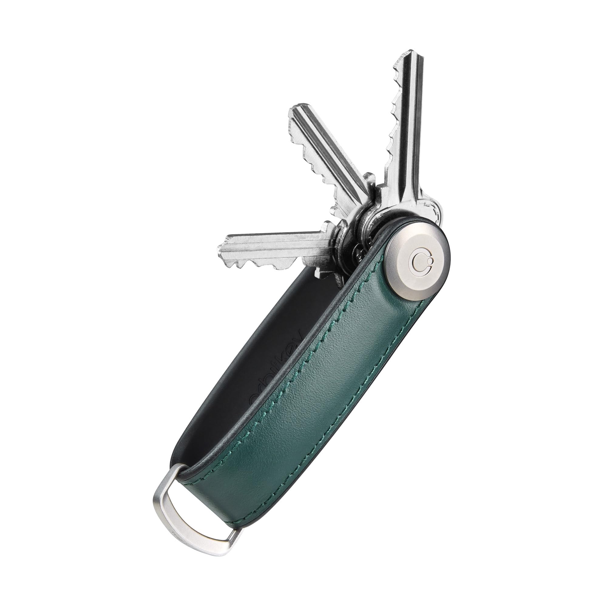 Orbitkey - Hybrid Leather Key Organiser - Pine Green