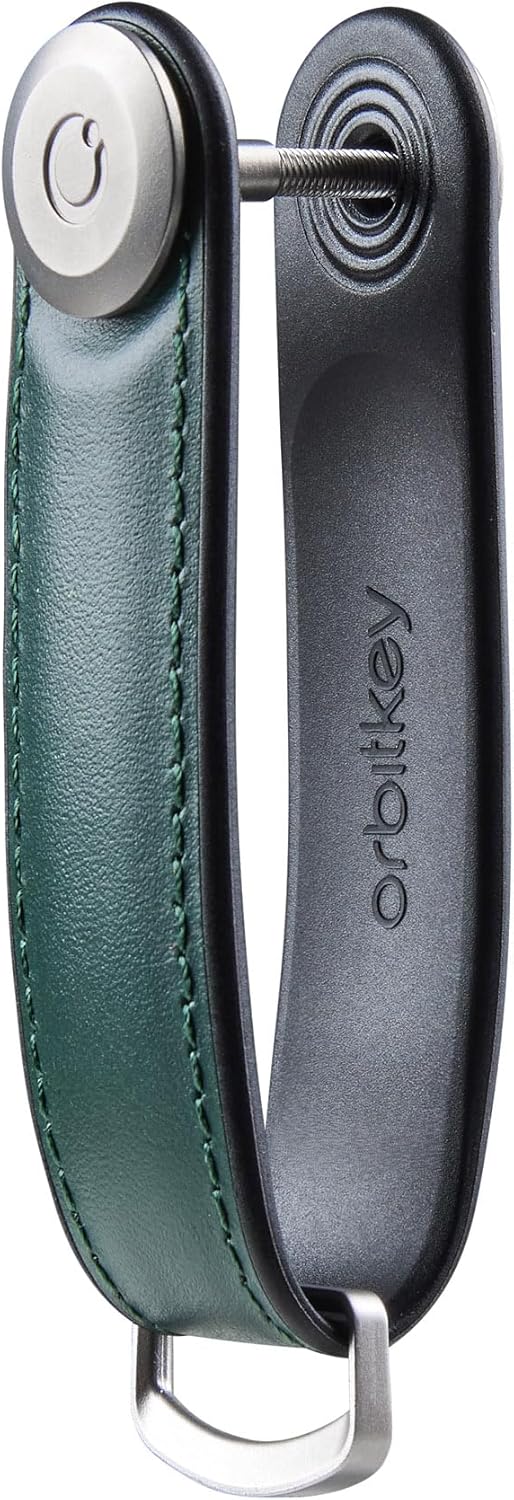 Orbitkey - Hybrid Leather Key Organiser - Pine Green