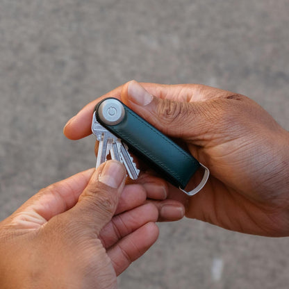 Orbitkey - Hybrid Leather Key Organiser - Pine Green