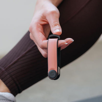 Orbitkey - Hybrid Leather Key Organiser - Pastel Pink