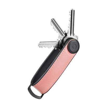 Orbitkey - Hybrid Leather Key Organiser - Pastel Pink