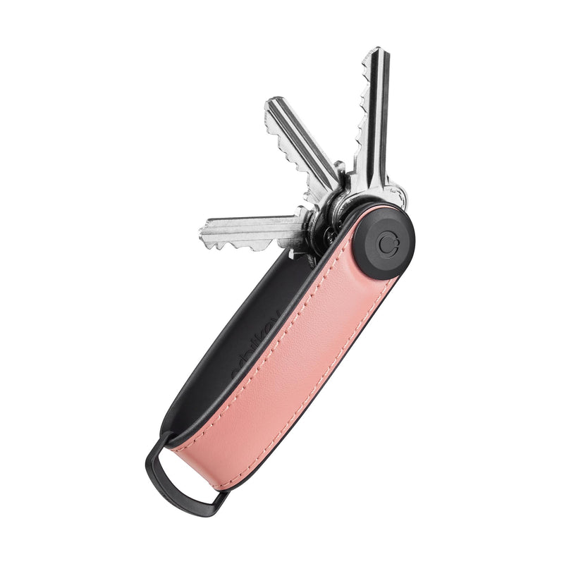 Orbitkey - Hybrid Leather Key Organiser - Pastel Pink