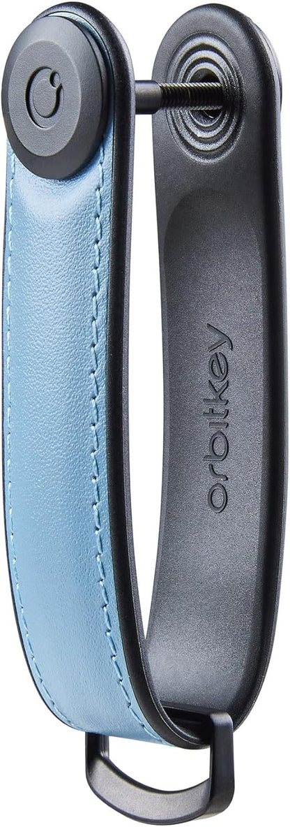 Orbitkey Key Organizer Hybrid Leather | Premium Nappa leather & TPU, Stainless Steel Locking Mechanism, Slim & Quiet Profile