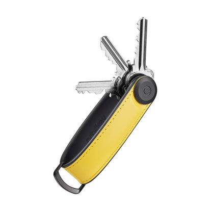 Orbitkey - Hybrid Leather Key Organiser - Solar Yellow