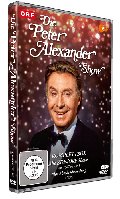 Die Peter Alexander Show - Komplettbox (Alle ZDF-Shows von 1987-1995 plus Abschiedsgala) (4 DVDs) (Neuauflage)