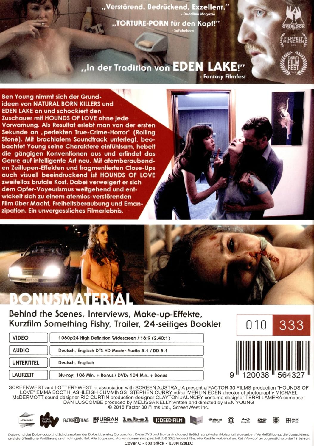 YOUNG, BEN - HOUNDS OF LOVE - 2-DISC LIMITED MEDIABOOK - COVER C
