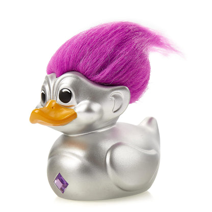 TUBBZ - Good Luck Trolls - Silver Troll with Purple Hair (1st Edition)