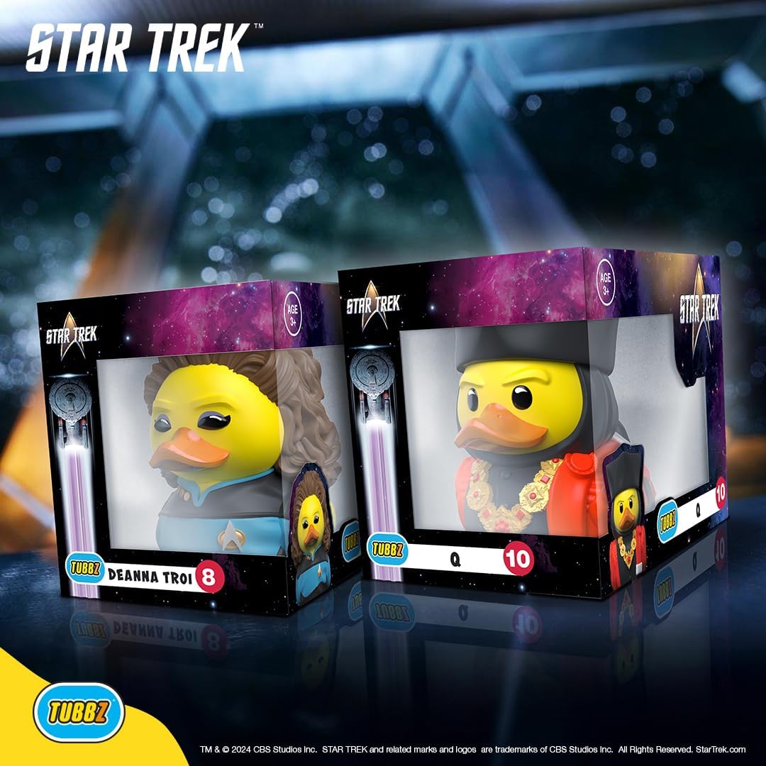 TUBBZ Boxed Edition Deanna Troi Collectible Vinyl Rubber Duck Figure - Official Star Trek Merchandise - Sci-Fi TV, Movies & Video Games