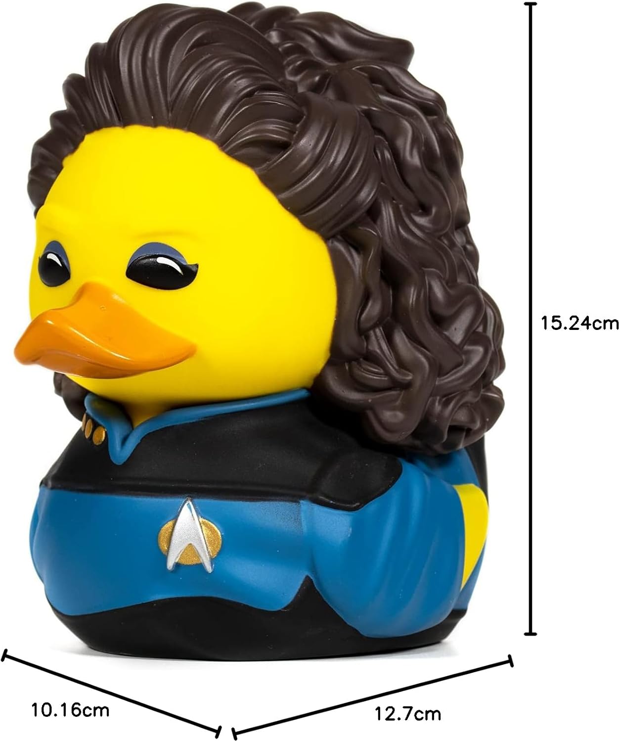 TUBBZ Boxed Edition Deanna Troi Collectible Vinyl Rubber Duck Figure - Official Star Trek Merchandise - Sci-Fi TV, Movies & Video Games