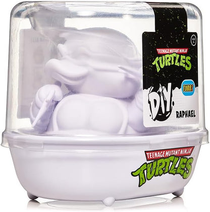 TUBBZ DIY Edition Verf je eigen TMNT Raphael Collectible Vinyl Rubber Duck Figuur - Officiële Teenage Mutant Ninja Turtles Merchandise - Kinderactiviteit Stripboek, TV, Film & Films