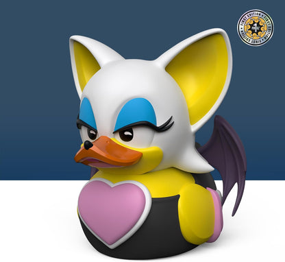 TUBBZ First Edition Rouge The Bat Collectible Vinyl Rubber Duck Figure - Official Sonic the Hedgehog Merchandise - SEGA Movies TV & Video Games