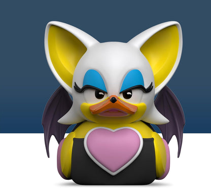TUBBZ First Edition Rouge The Bat Collectible Vinyl Rubber Duck Figure - Official Sonic the Hedgehog Merchandise - SEGA Movies TV & Video Games