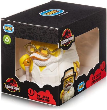 TUBBZ Box-Ausgabe Dr John Hammond Sammler-Vinyl-Gummiente Figur - Offizielles Jurassic Park Merchandise - Fernsehen, Filme & Videospiele