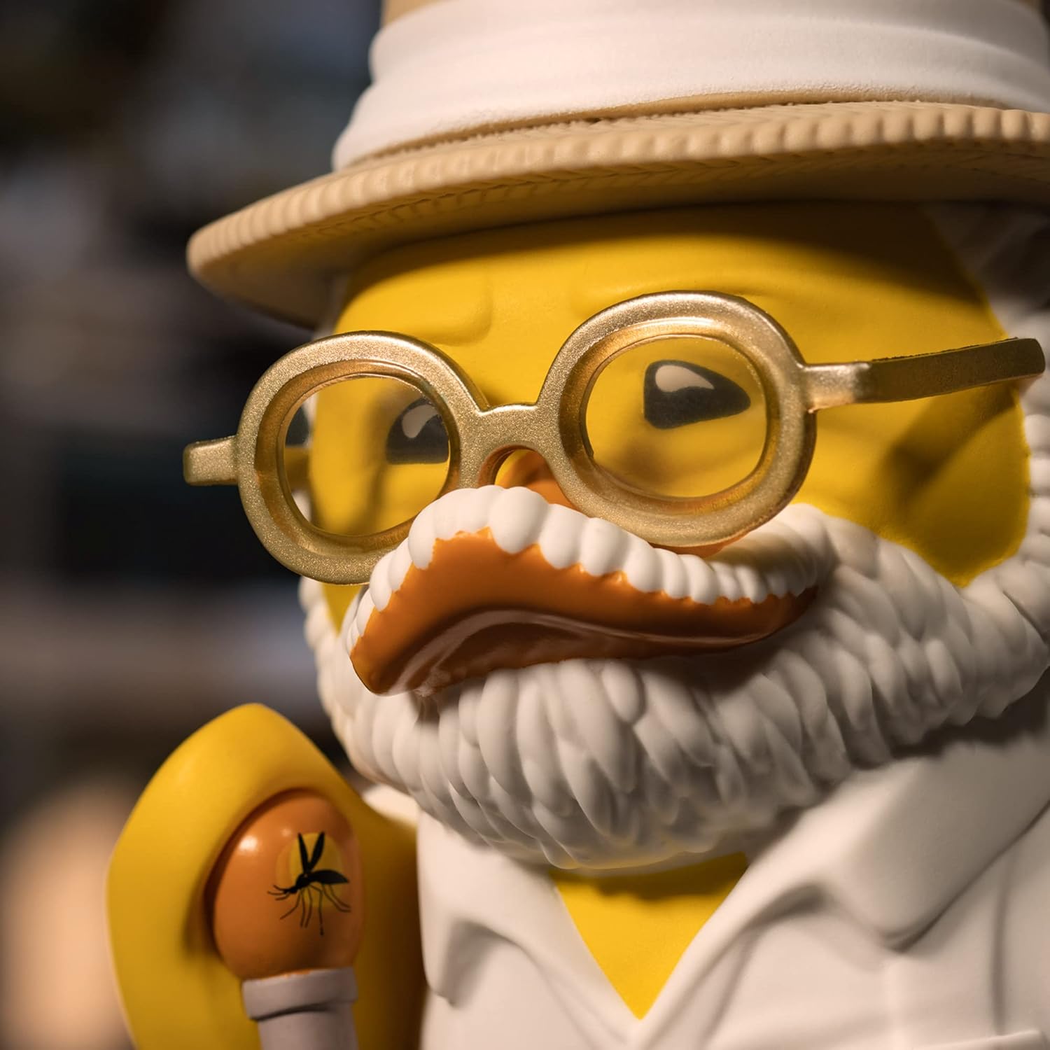 TUBBZ Box-Ausgabe Dr John Hammond Sammler-Vinyl-Gummiente Figur - Offizielles Jurassic Park Merchandise - Fernsehen, Filme & Videospiele