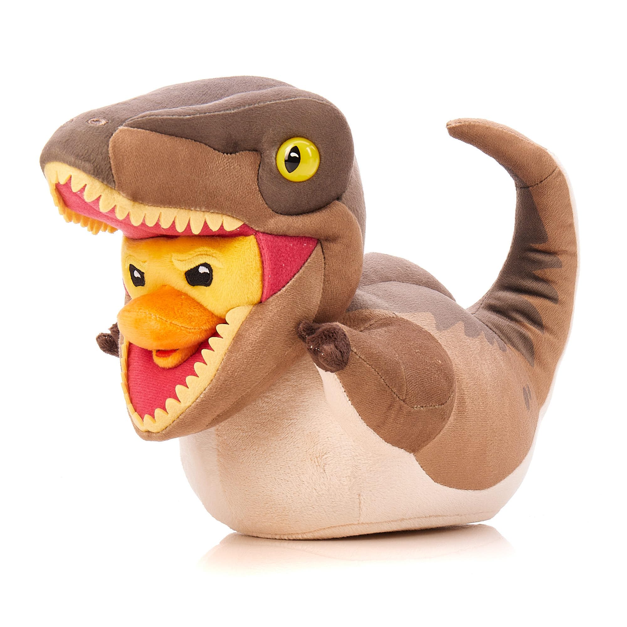 TUBBZ Plush: Jurassic Park - Velociraptor Cosplaying Rubber Duck Soft Plush Collectible Toy