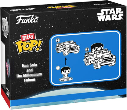 Funko Pop! Bitty Ride: Star Wars - Han Solo with Millenium Falcon