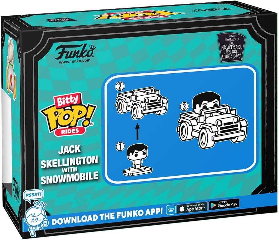 Funko Pop! Bitty Ride: The Nightmare Before Christmas - Jack with Snowmobile