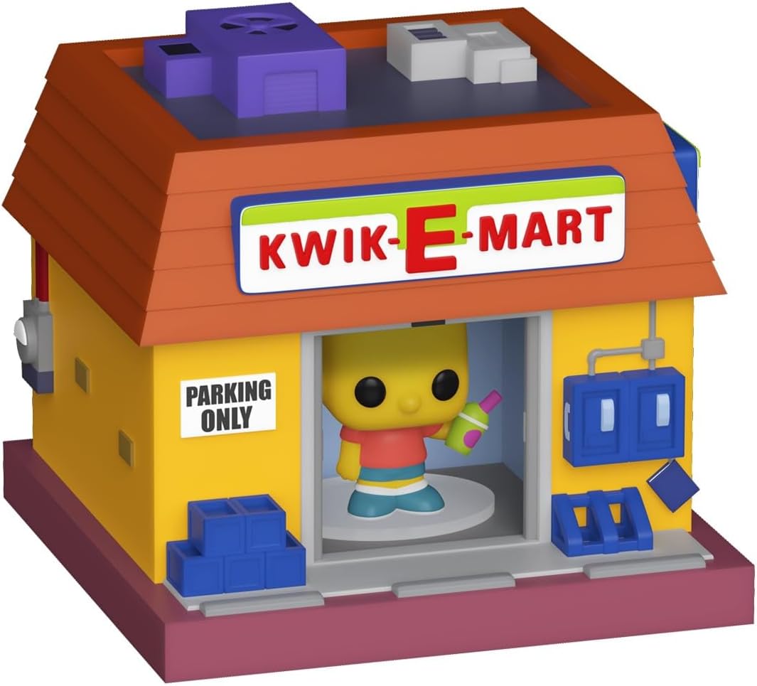 Bitty Pop! Towns Bart Simpson and Kwik-E-Mart