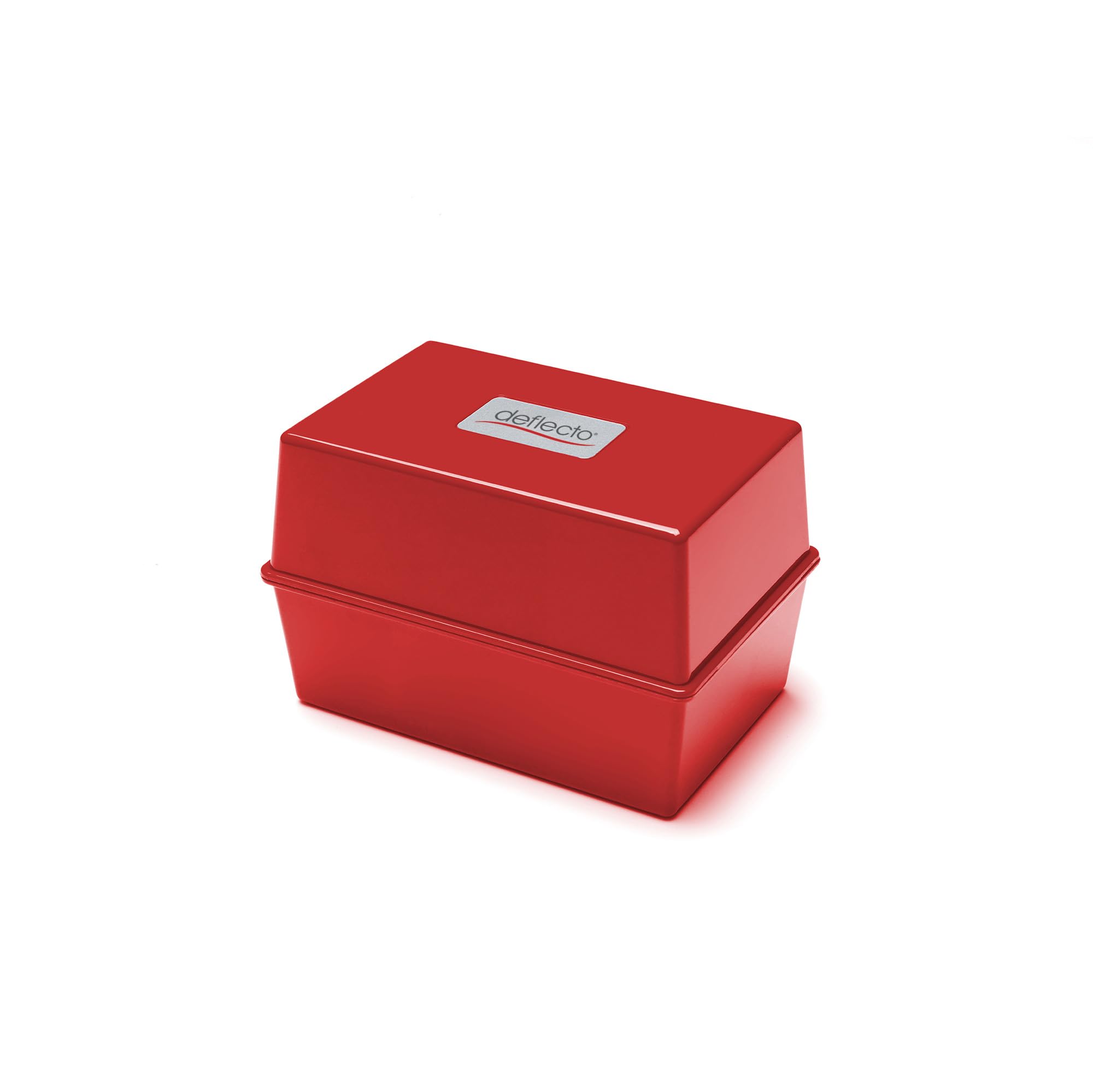 Deflecto Value Size 6 x 4 Index Card Box